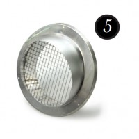 Abschluß für horizontalen Kanal 